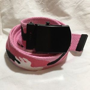 Pink and Black Camo Belt - Unisex